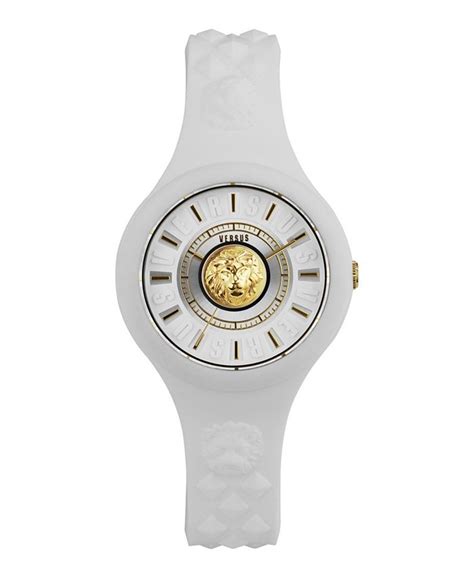 Versus Versace Women's 3 Hand Quartz Fire Island White 